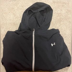 Cropped under armor jacket